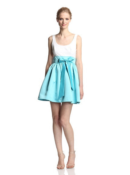 Aidan Mattox Women's Two-Tone Satin Dress Sz 10 - iFIVE FASHIONHOUSE