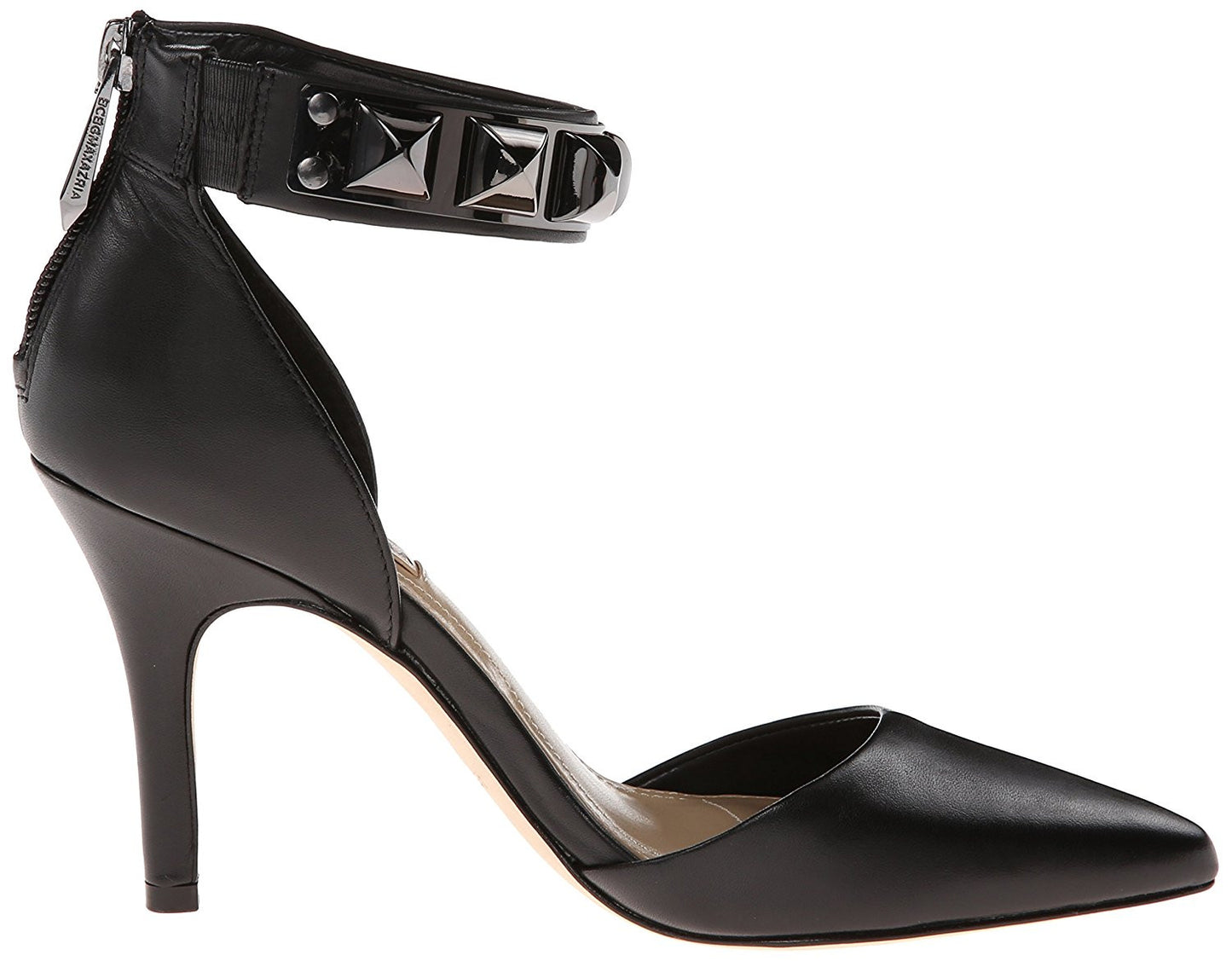 BCBGMAXAZRIA Women's Peter Zipper & Studded High Heel Sz 8.5