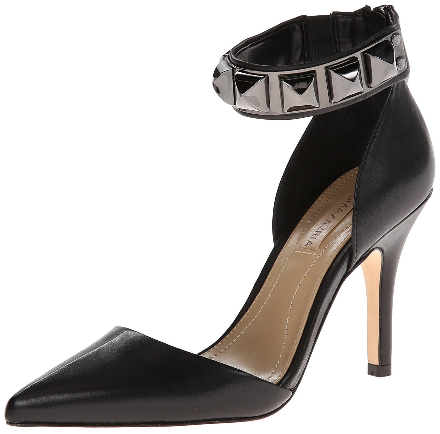 BCBGMAXAZRIA Women's Peter Zipper & Studded High Heel Sz 8.5
