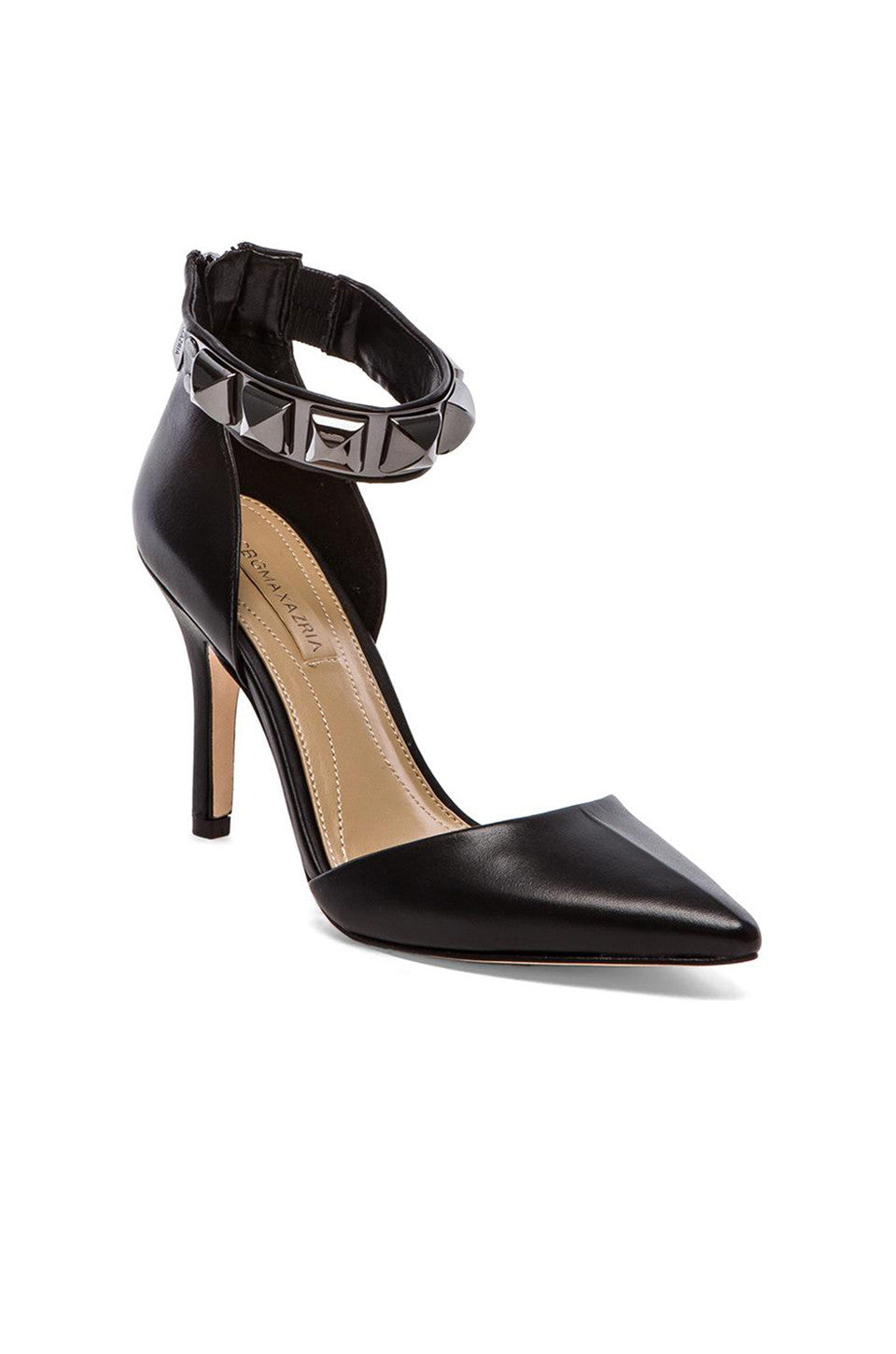 BCBGMAXAZRIA Women's Peter Zipper & Studded High Heel Sz 8.5