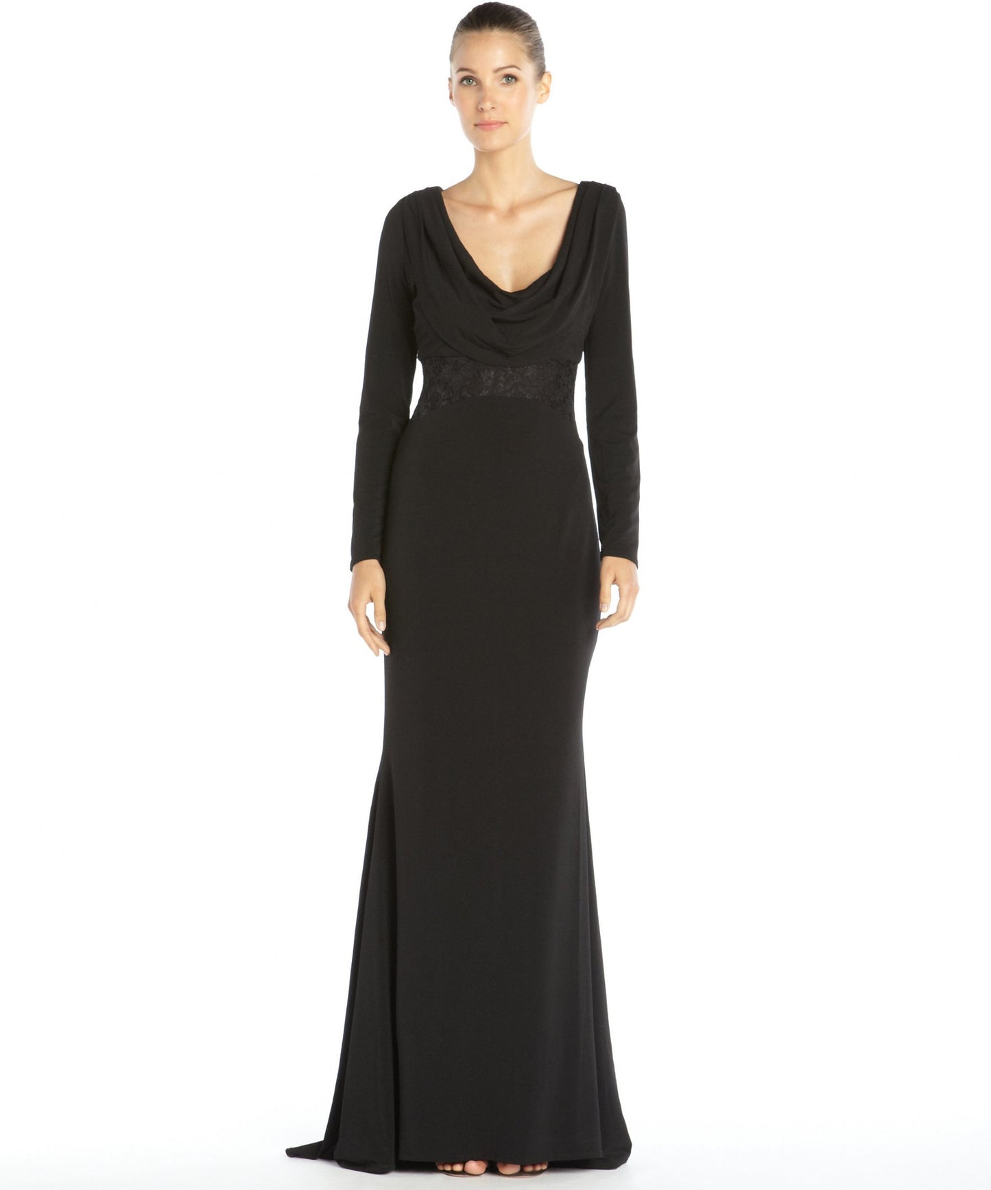 Badgley Mischka Women's Curve-Hugging Long Dress Sz 4 - iFIVE FASHIONHOUSE