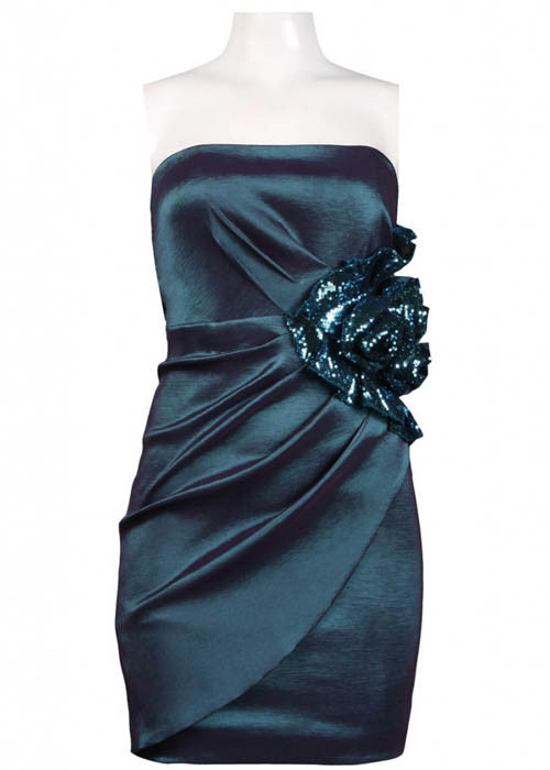 Betsy & Adam Women's Strapless Sequined Dress Sz 12, 14 - iFIVE FASHIONHOUSE