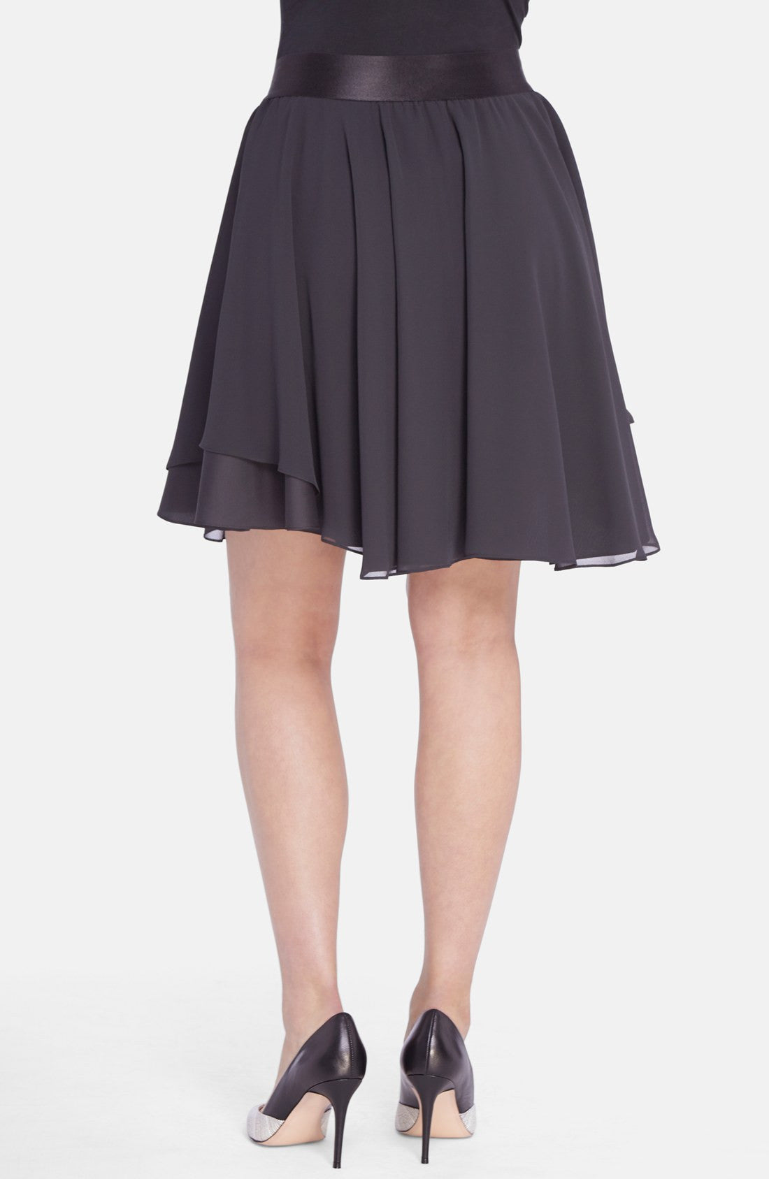 CATHERINE Catherine Malandrino Women's Rika Chiffon Skirt Sz M - iFIVE FASHIONHOUSE