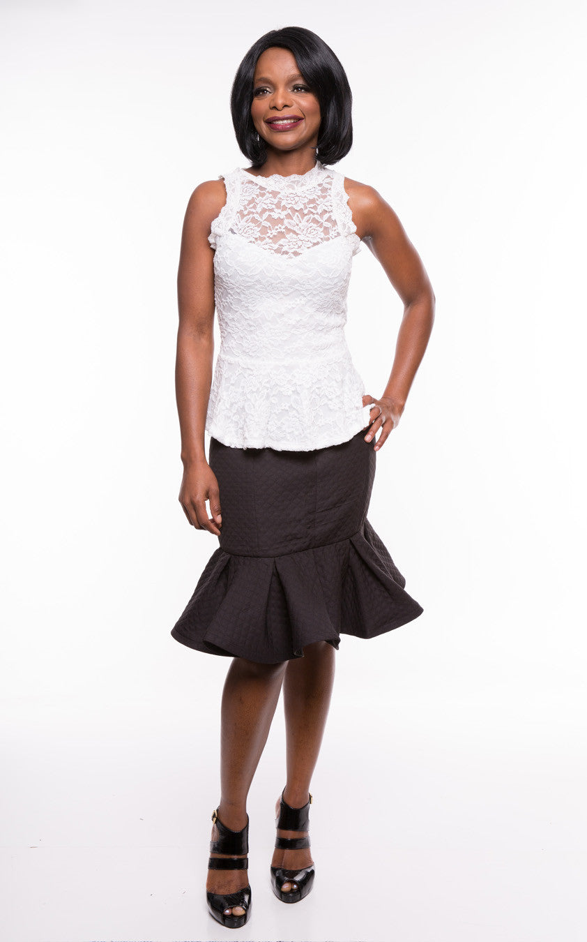 CY Women's Open Back White Top Sz S, M, L - iFIVE FASHIONHOUSE
