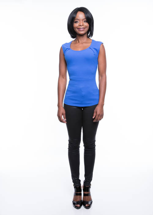 Vizio Women's Textured Fitted Top Sz S, M, L - iFIVE FASHIONHOUSE