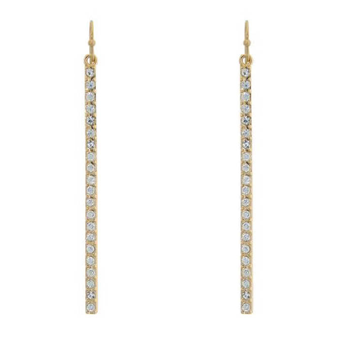 Women's Dropped Rod Earrings Gold - iFIVE FASHIONHOUSE