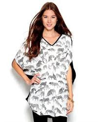 Alexis Matthew Women's Leopard PrintTop Sz S, M, L, XL - iFIVE FASHIONHOUSE