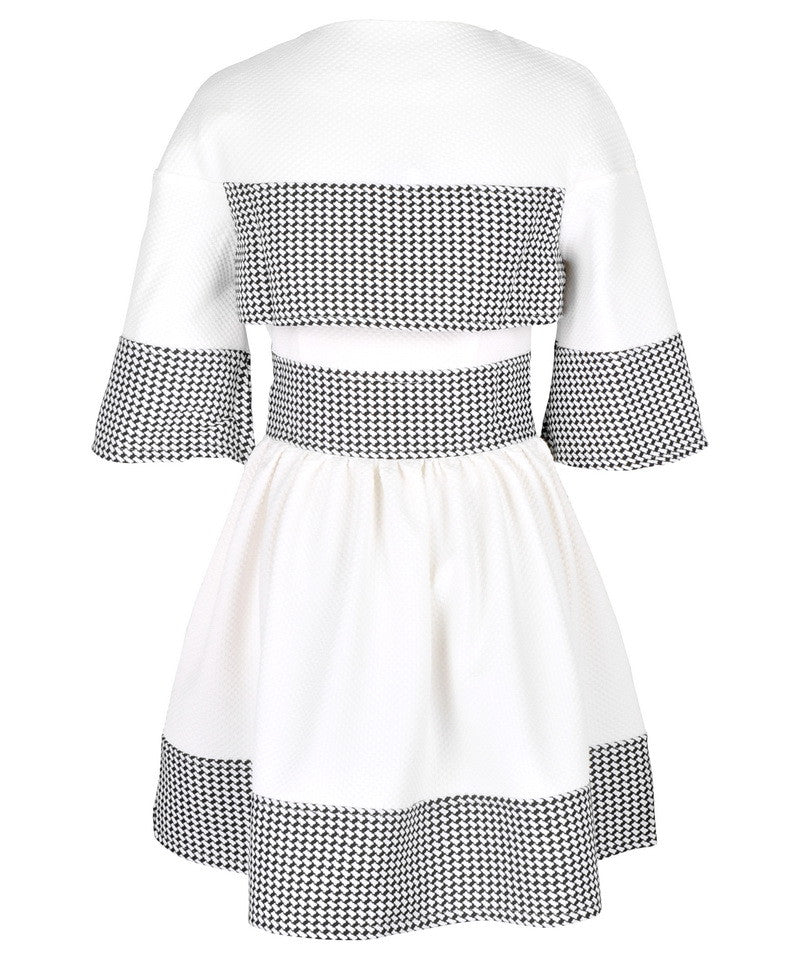 Lambo Chic Women's Garments Tweed Skater Dress Sz 2 - iFIVE FASHIONHOUSE