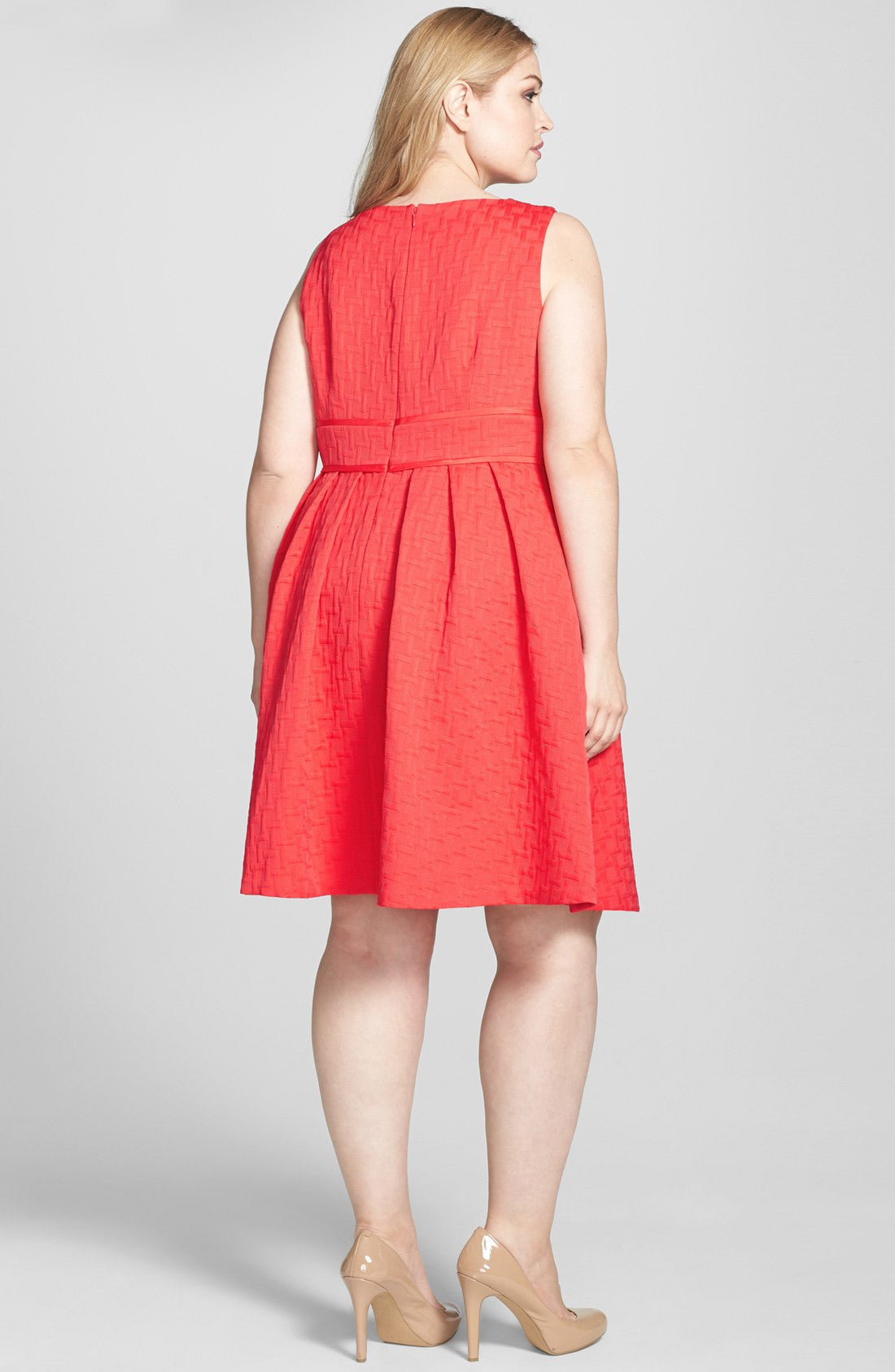 Eliza J Women's Geometric Jacquard Plus Dress Sz 24W - iFIVE FASHIONHOUSE