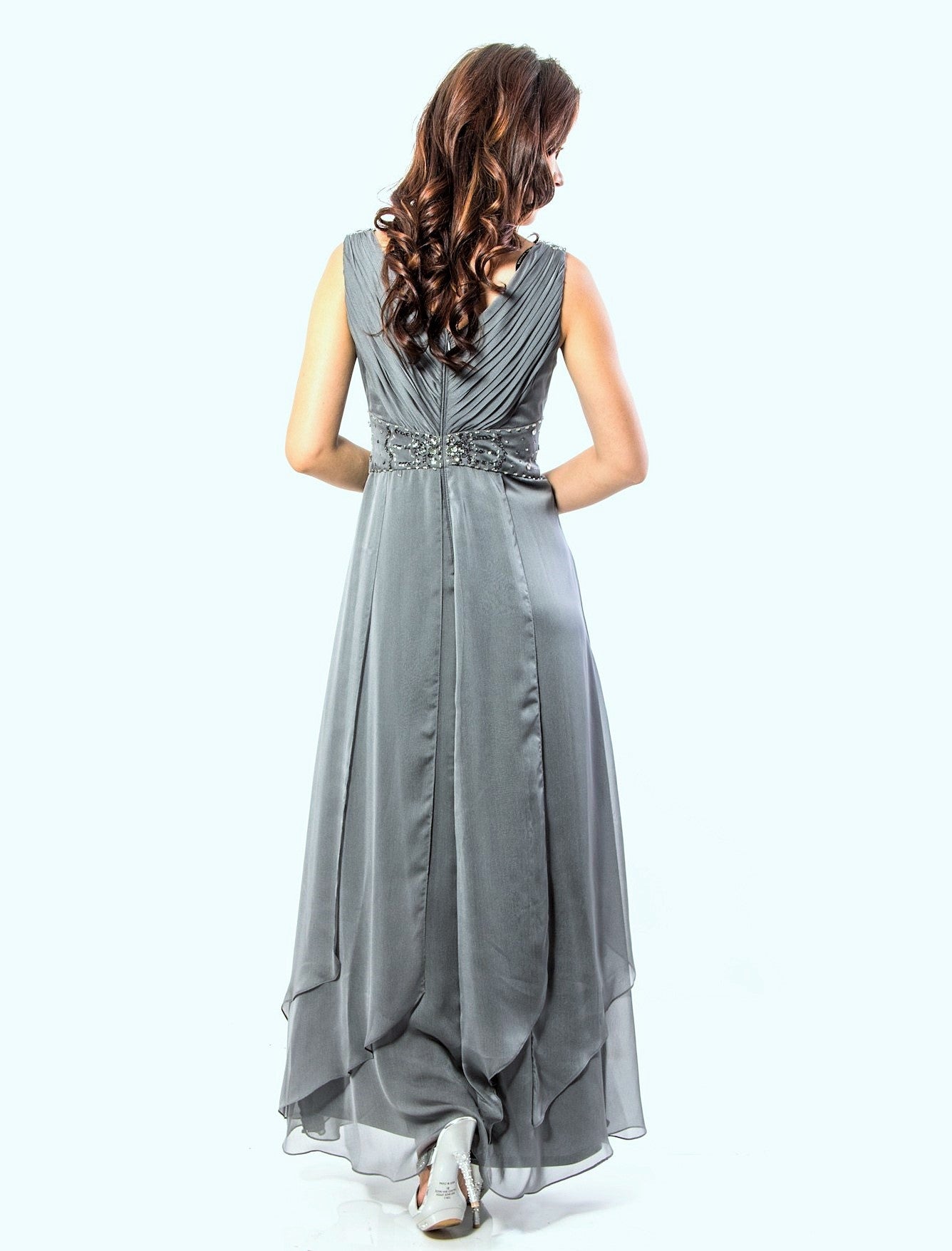 Ignite Evenings Women's Chiffon Long Dress Sz 6 - iFIVE FASHIONHOUSE
