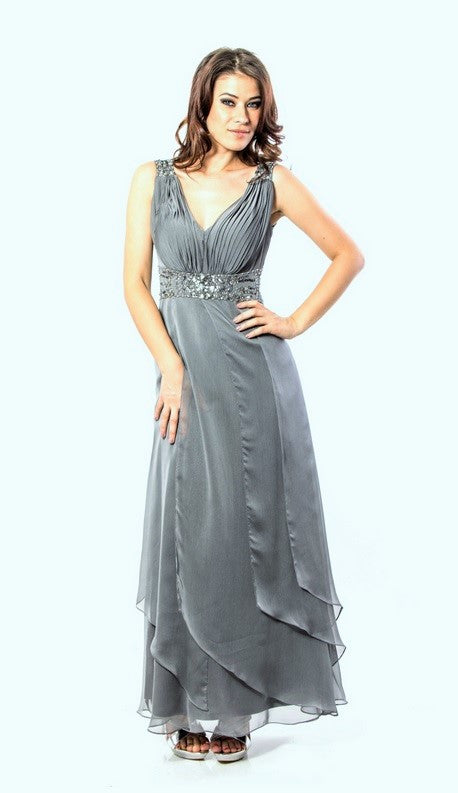 Ignite Evenings Women's Chiffon Long Dress Sz 6 - iFIVE FASHIONHOUSE