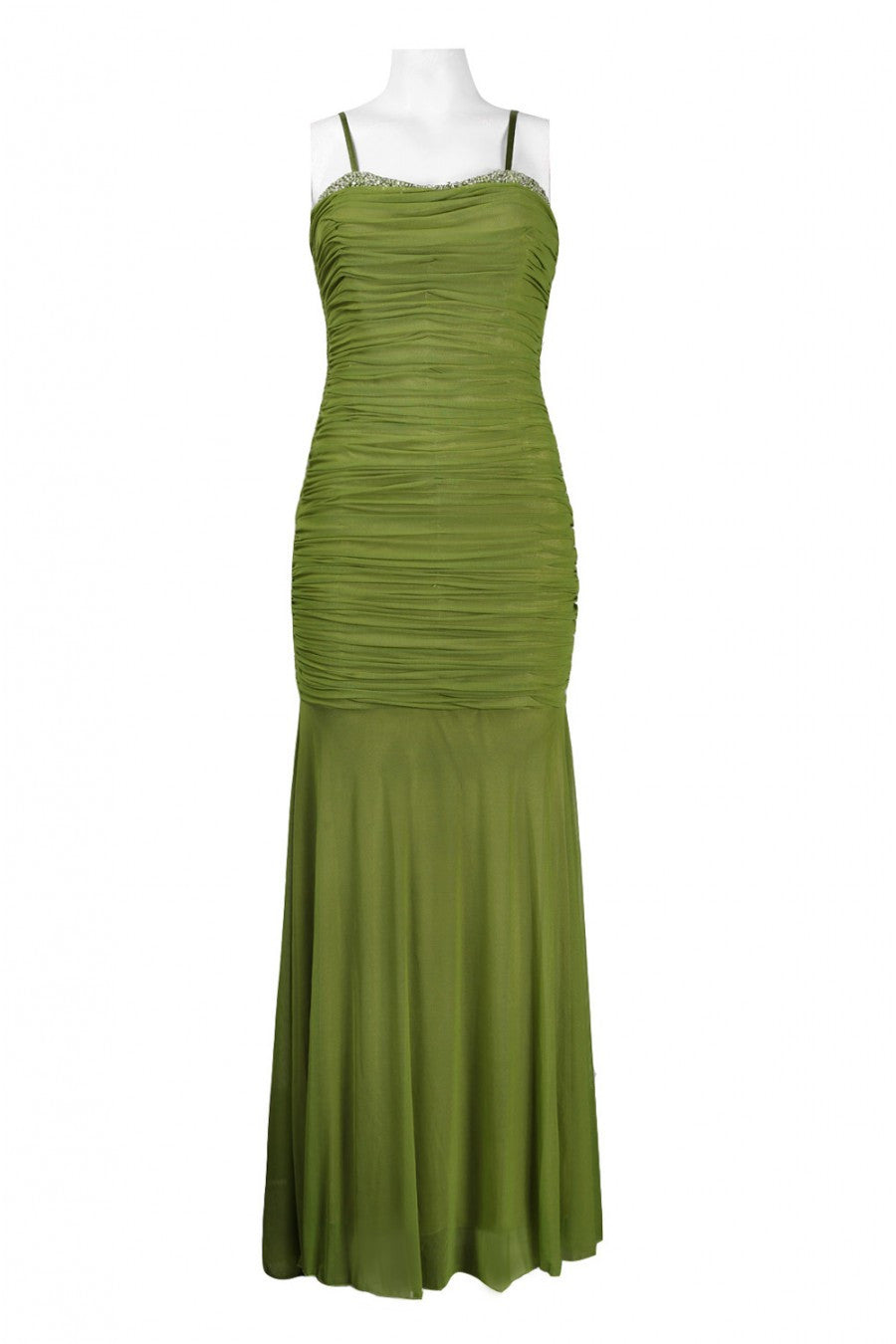 Nina Austin Women's Mermaid Jersey Mesh Dress Sz XS, S - iFIVE FASHIONHOUSE