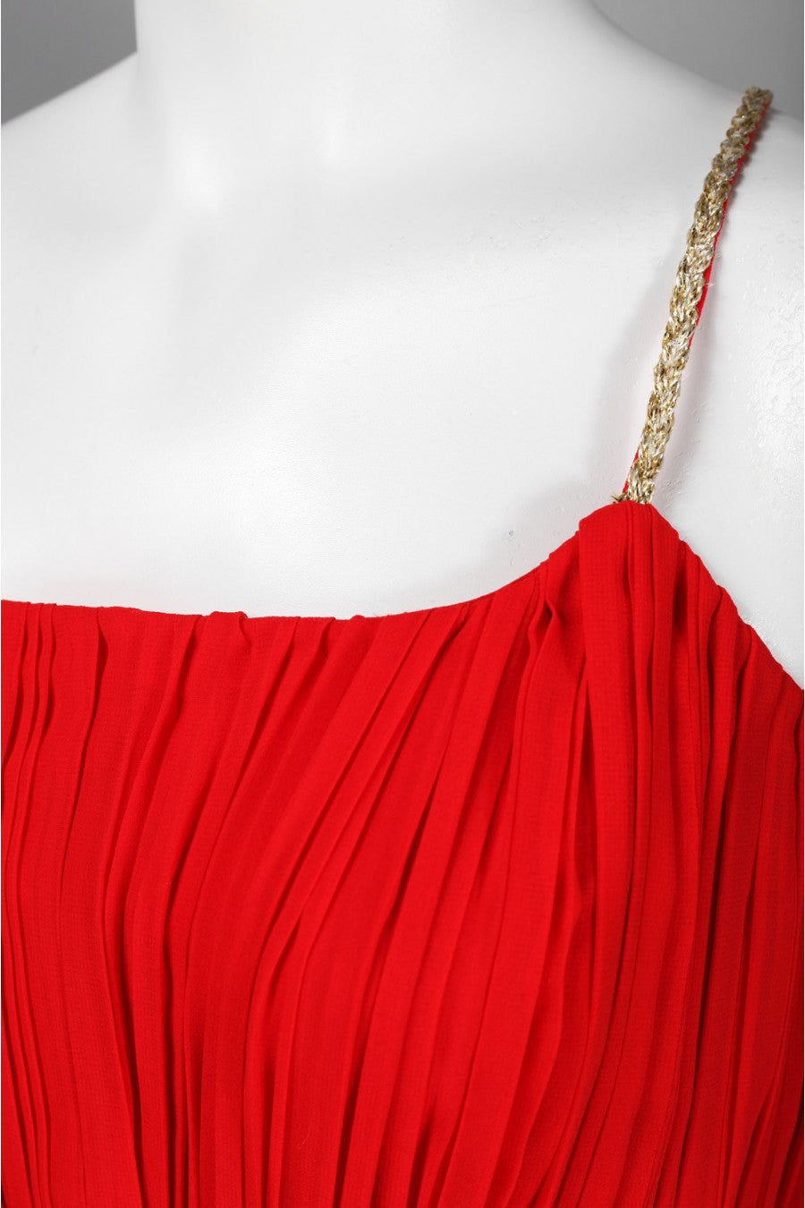 Suzi Chin Women's Pleated Chiffon Dress, USA Size 4, 16 - iFIVE FASHIONHOUSE