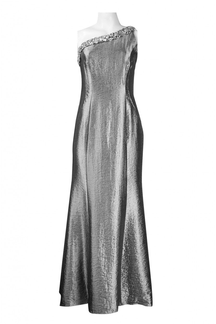 Ursula of Switzerland Women's One Shoulder Satin Dress Sz 8 - iFIVE FASHIONHOUSE