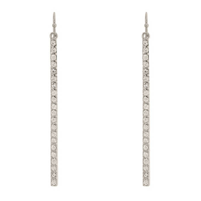 Women's Dropped Rod Earrings Silver - iFIVE FASHIONHOUSE