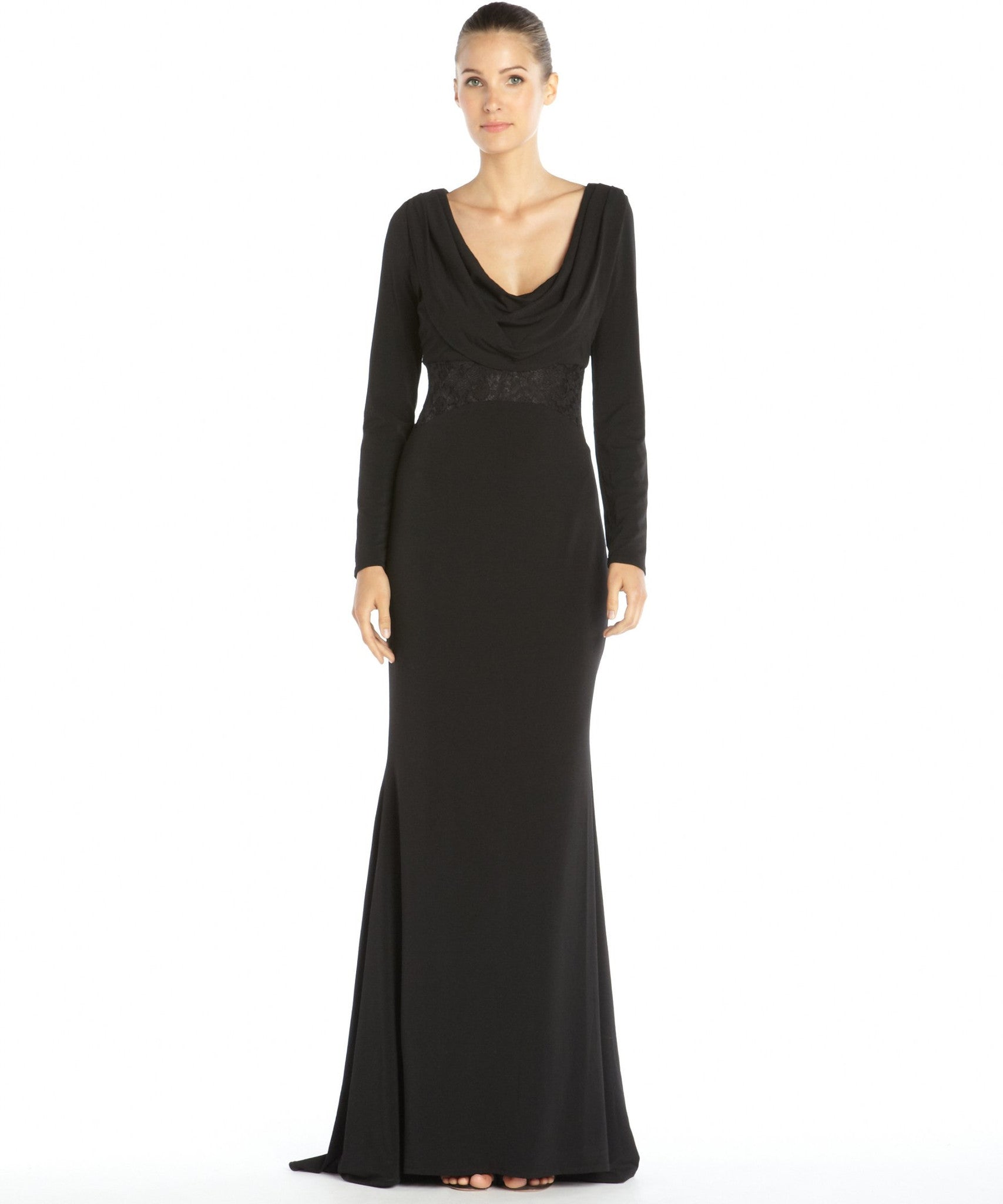 Badgley Mischka Women's Curve-Hugging Long Dress Sz 4 - iFIVE FASHIONHOUSE