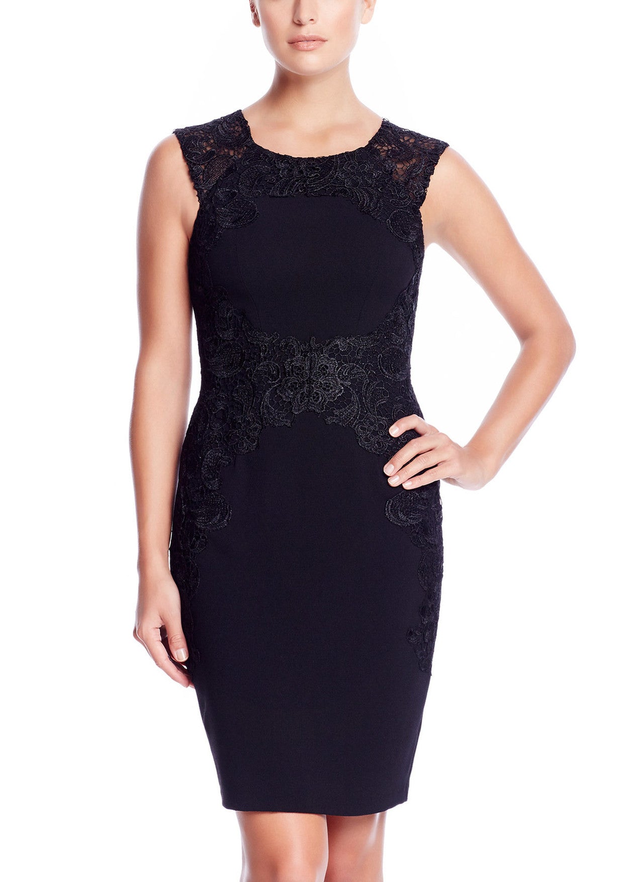 Betsy & Adam Women's Lace Embroidered Dress Sz 4, 6, 8, 14 - iFIVE FASHIONHOUSE