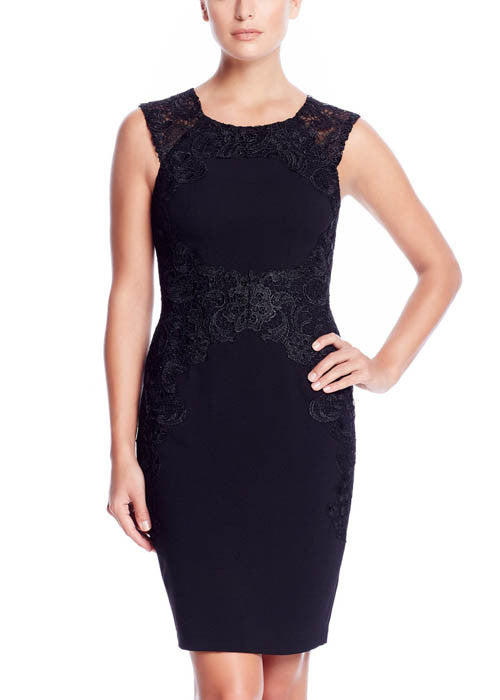 Betsy & Adam Women's Lace Embroidered Dress Sz 4, 6, 8, 14 - iFIVE FASHIONHOUSE