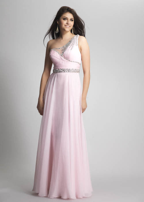 Dave & Johnny Women's Sparkly Ice Pink Long Dress Sz 2 - iFIVE FASHIONHOUSE
