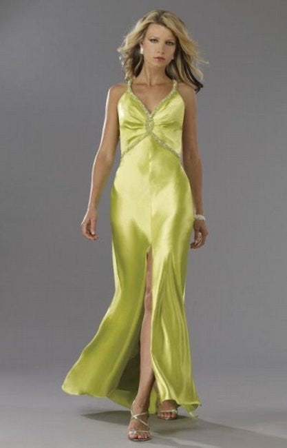 Dave & Johnny Women's Slit Front Long Dress Sz 14, 16 - iFIVE FASHIONHOUSE