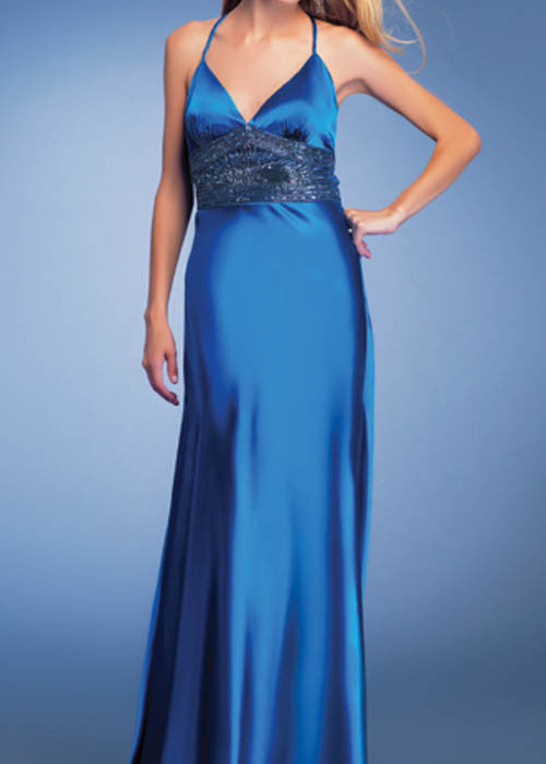 Dave & Johnny Women's Beaded Silk Long Dress Sz 0 - iFIVE FASHIONHOUSE