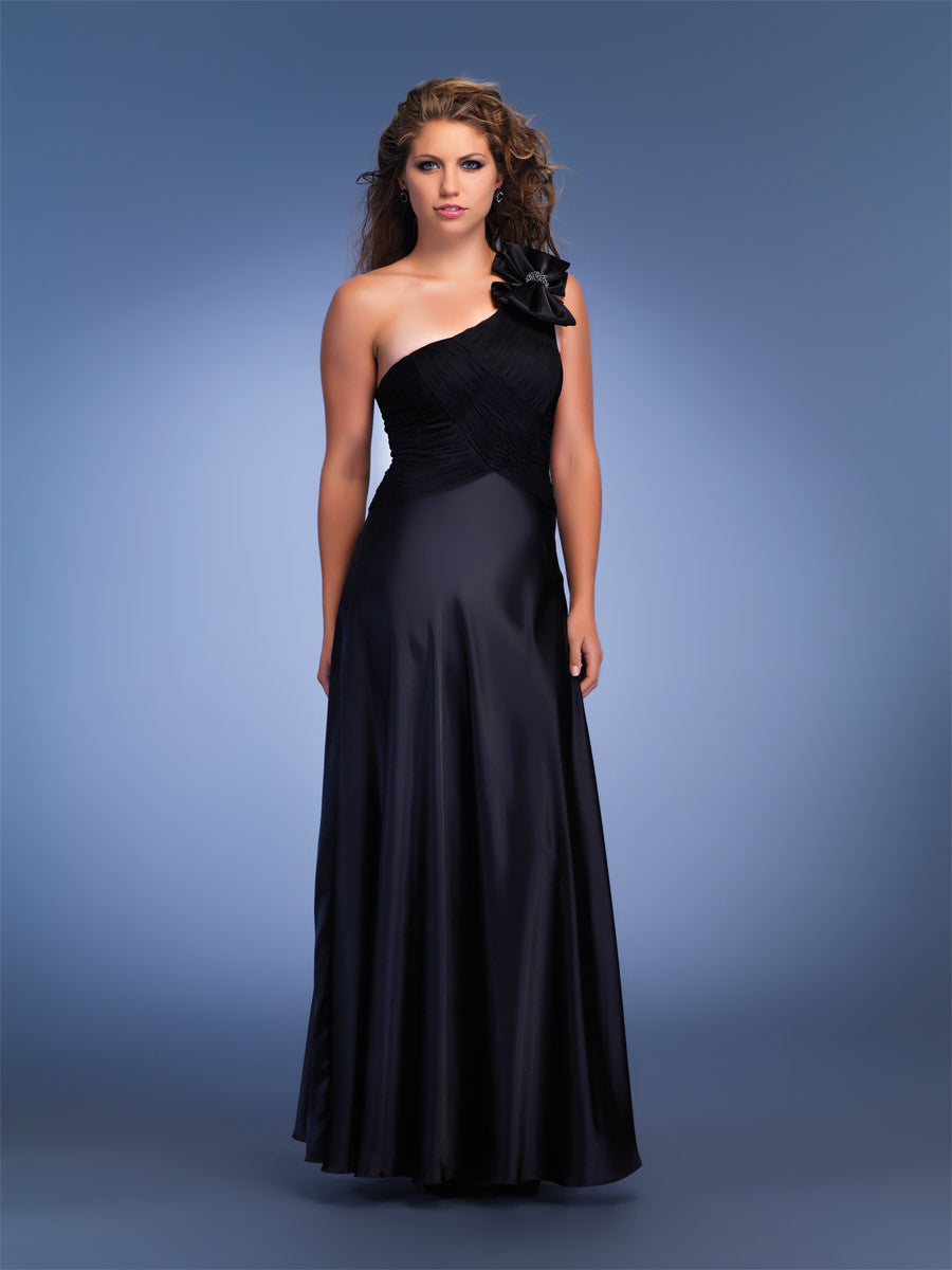 Dave & Johnny Women's One-Shoulder Long Dress Sz 0 - iFIVE FASHIONHOUSE