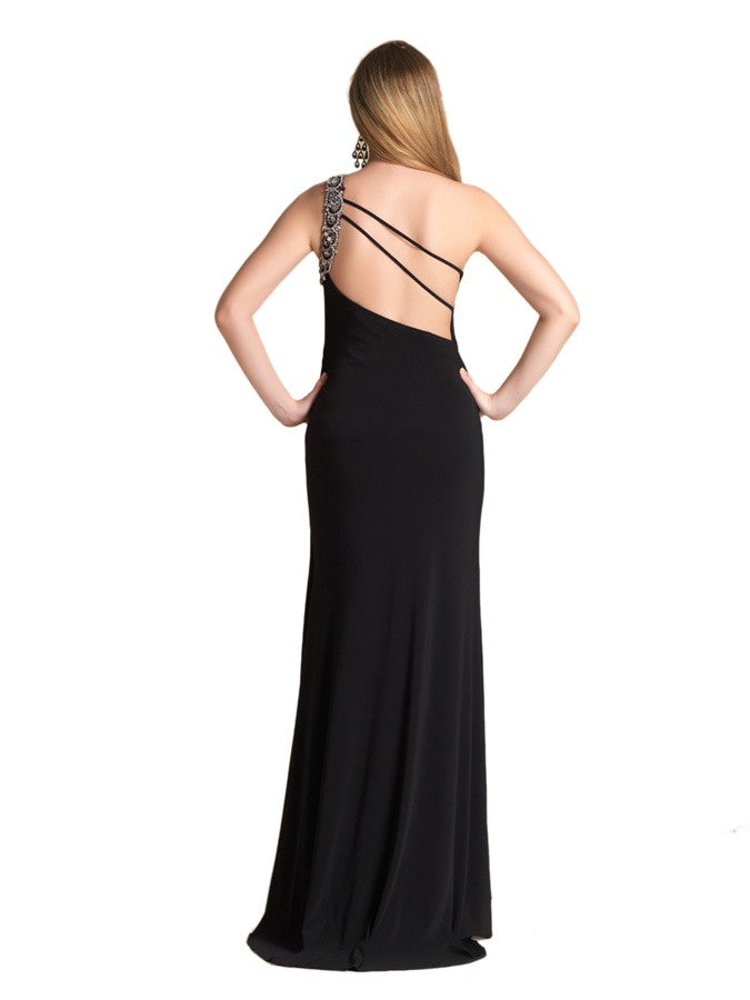 Dave & Johnny Women's Draped Jersey Chiffon Long Dress Sz 0 - iFIVE FASHIONHOUSE