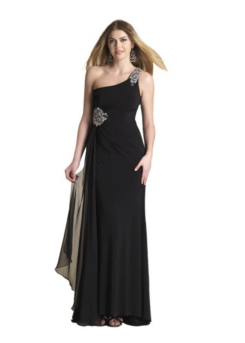 Dave & Johnny Women's Draped Jersey Chiffon Long Dress Sz 0 - iFIVE FASHIONHOUSE