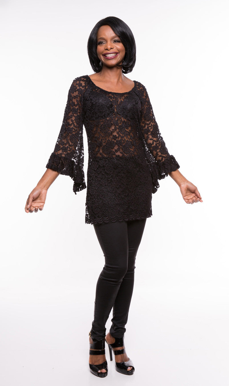 Si Avance Women's Romantic Lace Top Sz S, M, L