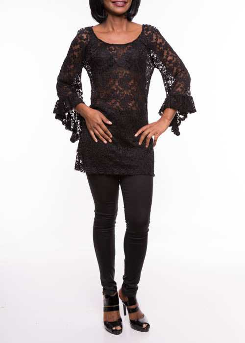 Si Avance Women's Romantic Lace Top Sz S, M, L - iFIVE FASHIONHOUSE
