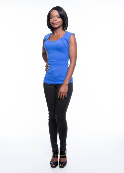 Vizio Women's Textured Fitted Top Sz S, M, L - iFIVE FASHIONHOUSE
