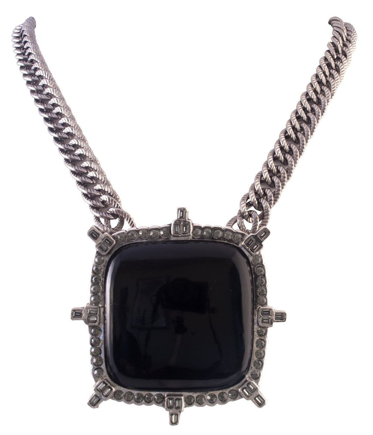 Women's Chunky Hand Cut Stone Necklace by Shabana Khan