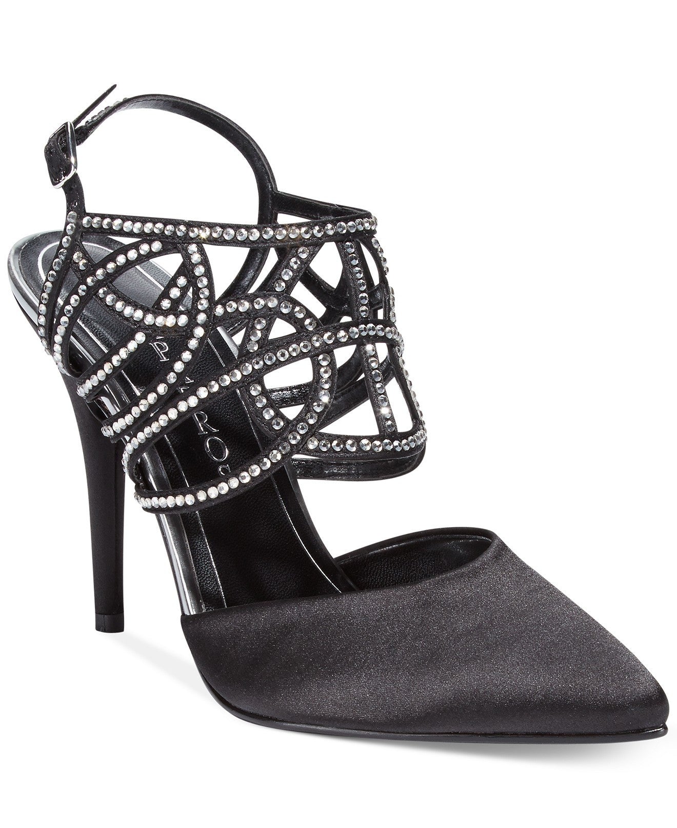 Caparros Women's Paloma Black Satin Pumps Sz 6, 6.5, 8.5, 9.5 - iFIVE FASHIONHOUSE