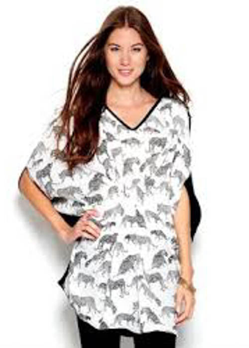 Alexis Matthew Women's Leopard PrintTop Sz S, M, L, XL - iFIVE FASHIONHOUSE