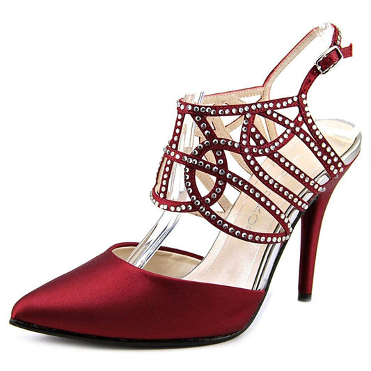 Caparros Women's Paloma Garnet Satin Pumps Sz 5.5, 6
