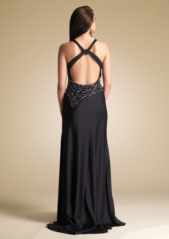Dave & Johnny Women's Figure Flattering Long Dress Sz 0 - iFIVE FASHIONHOUSE