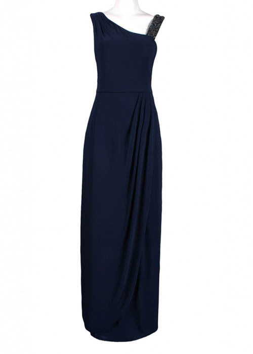 Decode Women's Side Draped Long Dress Sz 0 - iFIVE FASHIONHOUSE