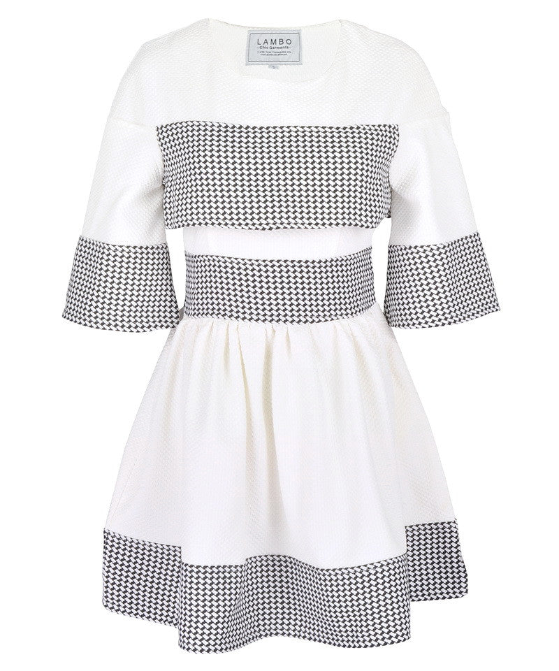 Lambo Chic Women's Garments Tweed Skater Dress Sz 2 - iFIVE FASHIONHOUSE