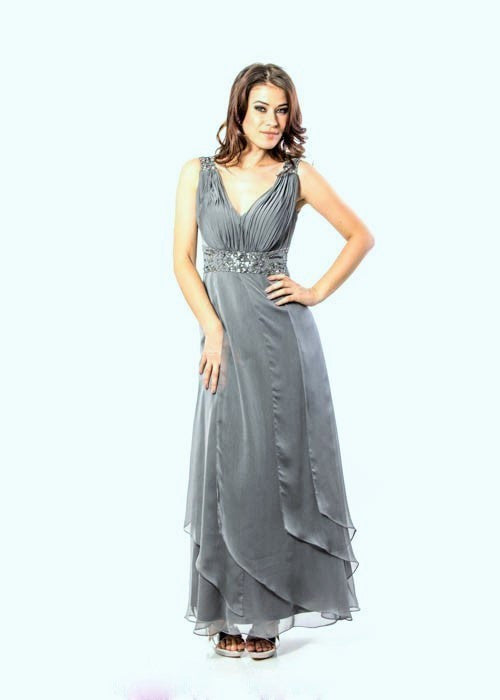 Ignite Evenings Women's Chiffon Long Dress Sz 6 - iFIVE FASHIONHOUSE