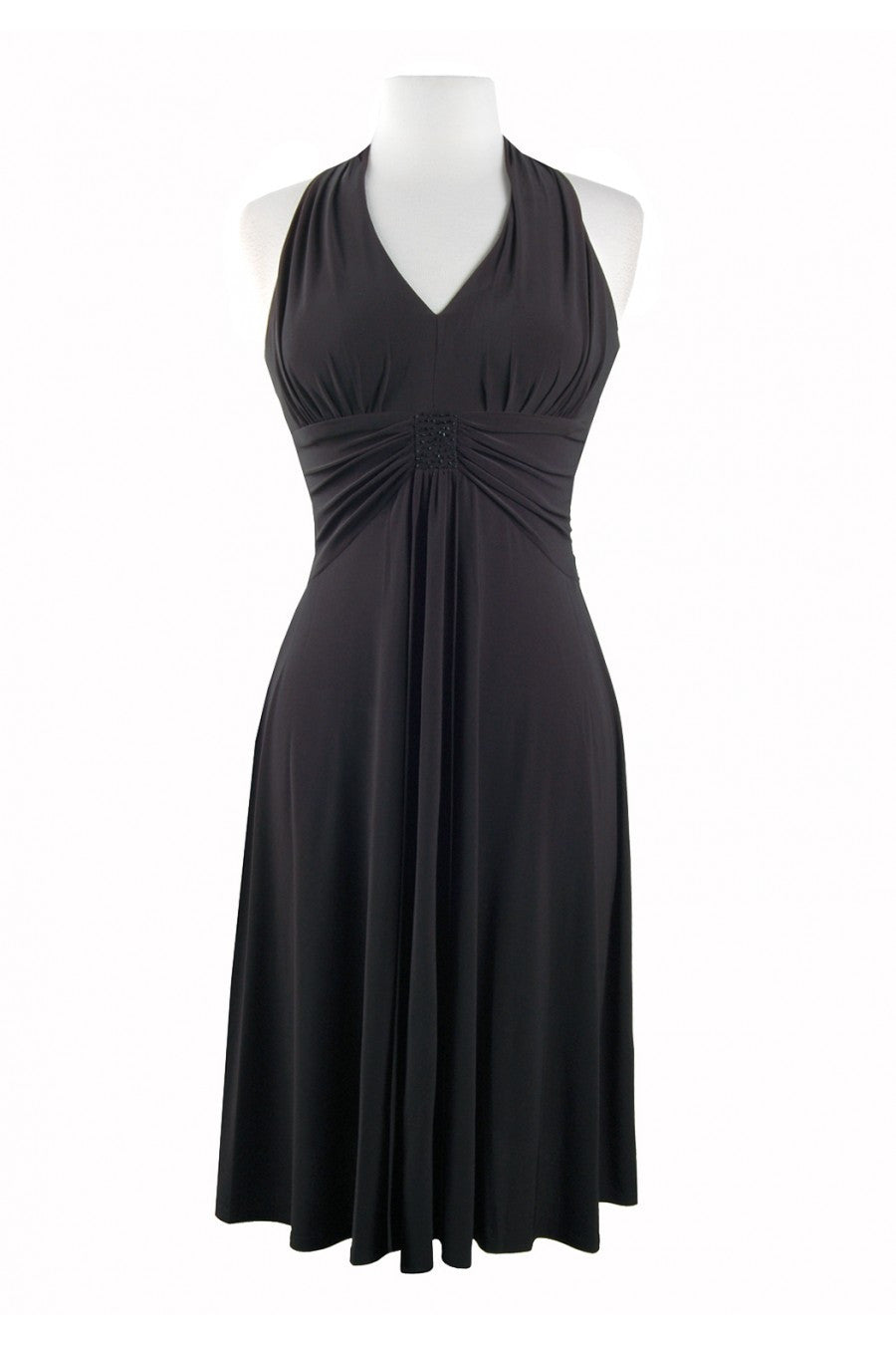 Jessica Howard Women's Shirred Flared Dress Sz 4 - iFIVE FASHIONHOUSE