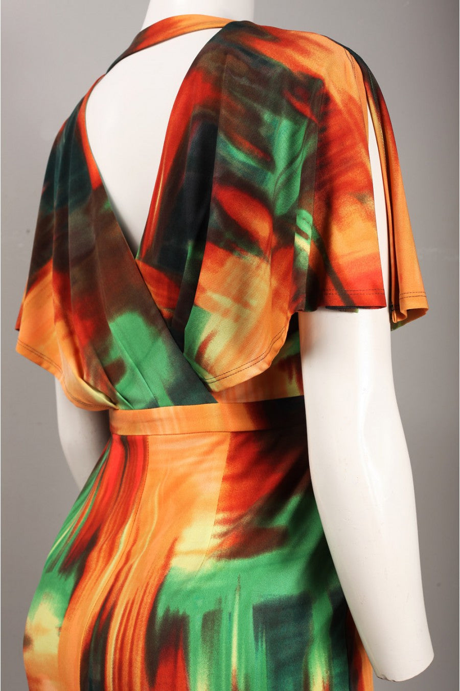 Jessica Simpson Women's Brush Stroke Print Jersey Dress, USA Size 2, 4 - iFIVE FASHIONHOUSE