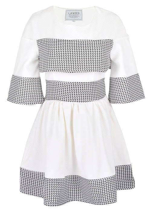 Lambo Chic Women's Garments Tweed Skater Dress Sz 2 - iFIVE FASHIONHOUSE