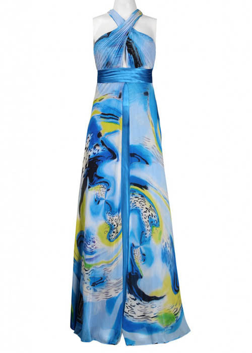 Nina Austin Women's Silk Chiffon Dress Sz S - iFIVE FASHIONHOUSE