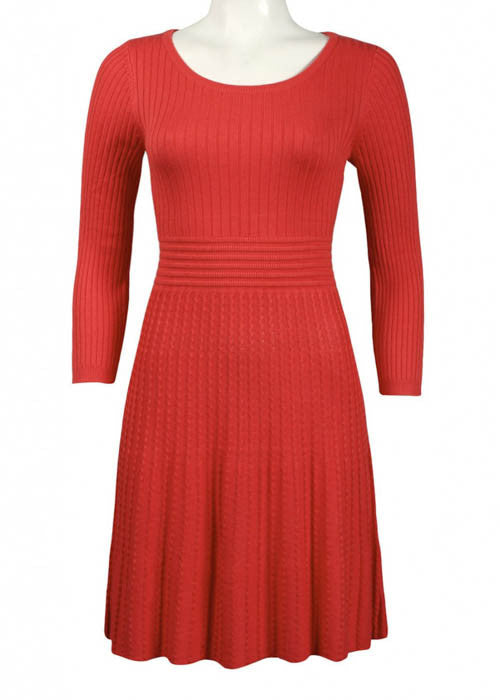 Spense Women's Cable Knit Dress Sz L, XL
