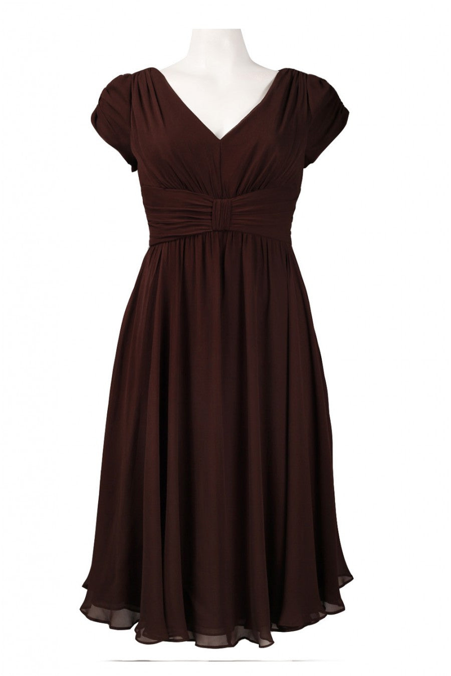 Suzi Chin Women's Fit-and-Flare Silk Dress, USA Size 2, 4