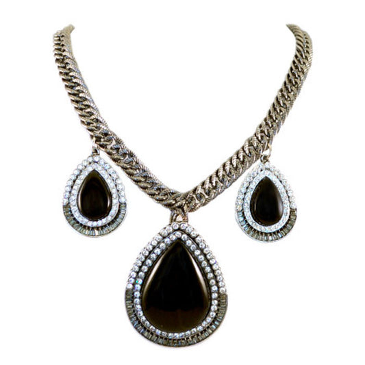 Women's Shabana Khan Baguette Swarovski Crystals Necklace - iFIVE FASHIONHOUSE