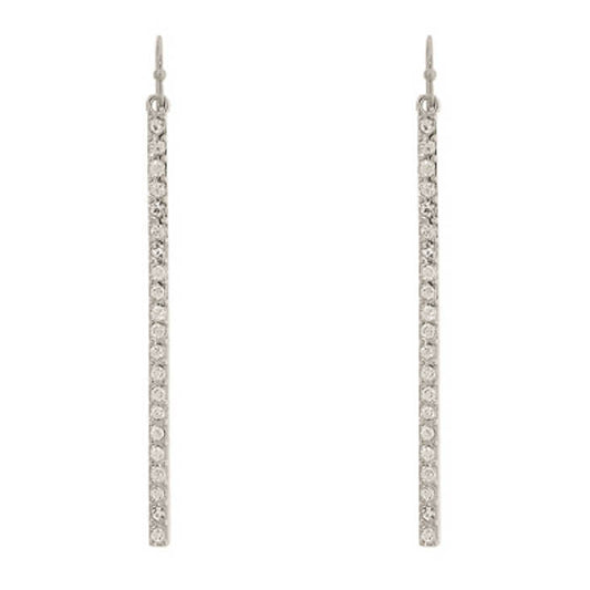 Women's Dropped Rod Earrings Silver - iFIVE FASHIONHOUSE