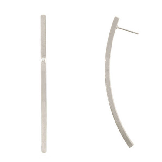 Women's Curved Rod Earrings - iFIVE FASHIONHOUSE